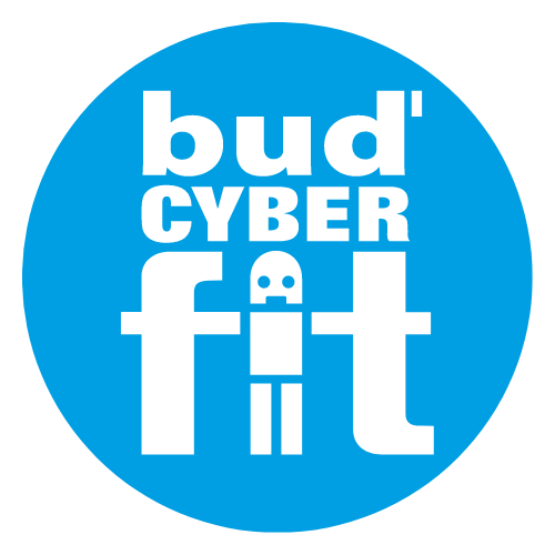 bud cyber fit logo modre